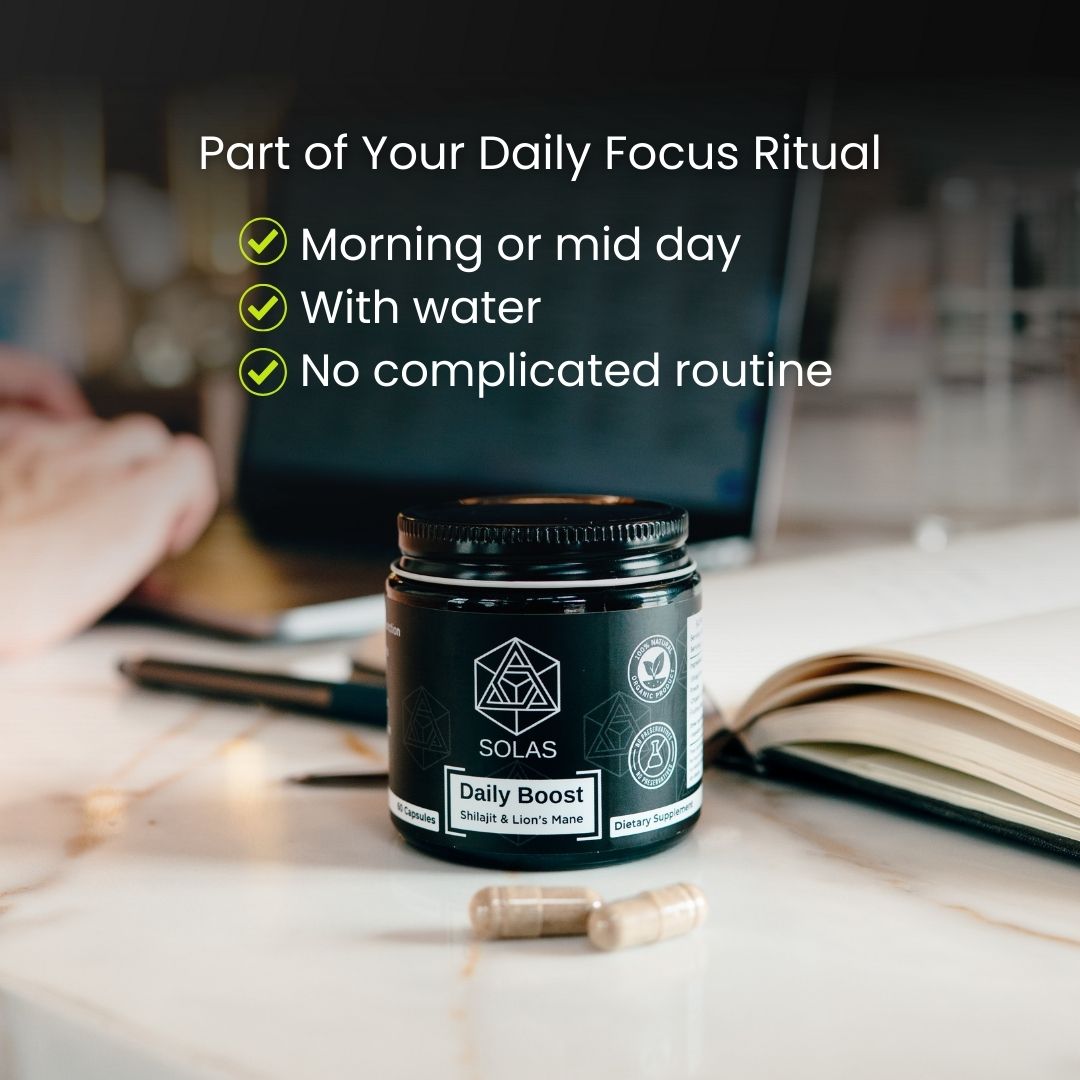 Daily Boost - Shilajit & Lion's Mane